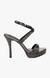 Shoshana Black Heel Sandals