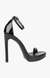 Milano Black Heel Sandals
