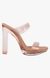 Glassy Brown Heel Sandals