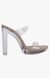 Glassy Transparent Heel Sandals