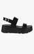 Rave Black Wedges