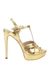 Faline Gold Heel Sandals