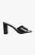 Nile Black Heel Sandals