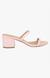 Maabel Pink Heel Sandals