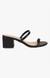 Maabel Black Heel Sandals