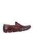 Crocoman Red Driver Loafers