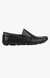 Crocoman Black Driver Loafers