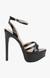 Shaed Black Heel Sandals