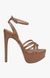 Shaed Beige Heel Sandals