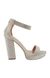 Siren-R Grey Heel Sandals