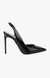 Nadiaa Black Heel Sandals