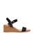 Daire Black Wedges