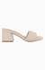 Aspyn White Heel Sandals