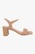 Haddie Brown Heel Sandals