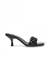 Assist Black Heel Sandals
