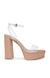 Lessa Transparent Heel Sandals