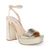 Lessa Gold Heels Sandals