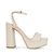 Lessa White Heels Sandals