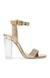 Yuma-R Gold Heel Sandals