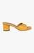 Sm-1344 Yellow Heel Sandals