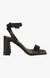 Winnii Beige Heel Sandals