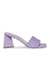 Monte Carlo Purple Heel Sandals