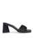 Monte Carlo Black Heel Sandals