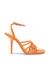 All In Orange Heel Sandals