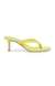 Azure Yellow Heel Sandals
