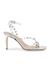 Glitzed Transparent Heel Sandals