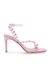 Glitzed Pink Heel Sandals