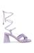 Miraya Blue Heel Sandals