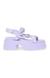 Provoke Blue Heel Sandals