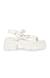 Provoke White Heel Sandals