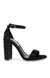 Carrson-G Black Heel Sandals
