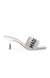 Showy Silver Heel Sandals