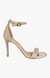 Bethia Gold Heel Sandals