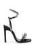 Unleash Black Heel Sandals