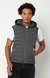 Leo Stitch Hooded Zip-Front Gillet