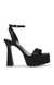 Discord Black Heel Sandals