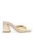 Glowing Gold Heel Sandals