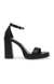 Dream-On Black Heel Sandals