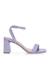 Luxe Purple Heel Sandals