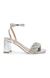 Lidia Silver Heel Sandals