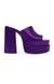 Cagey Purple Heel Sandals