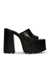 Cagey Black Heel Sandals