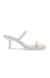 Sun-Kiss White Heel Sandals