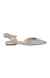 Julitta Silver Closed Flats & Ballerinas