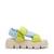 Bonkers Blue/Lime Flats