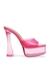 Kacie Pink Heel Sandals